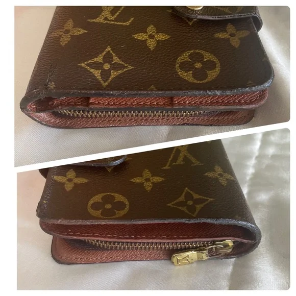 Louis Vuitton Brown and Gold Monogram Wallet - Picture 4 of 13
